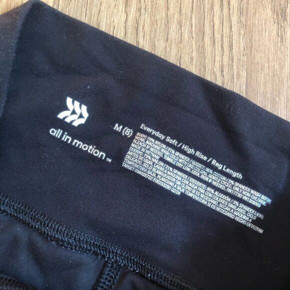 📳 All In Motion | Sz 8 Black Leggings - Picture 2 of 2